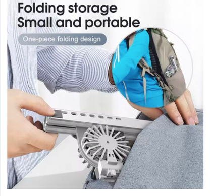 Support Pc portable Pliable avec 2 Ventilateurs de refroidissement